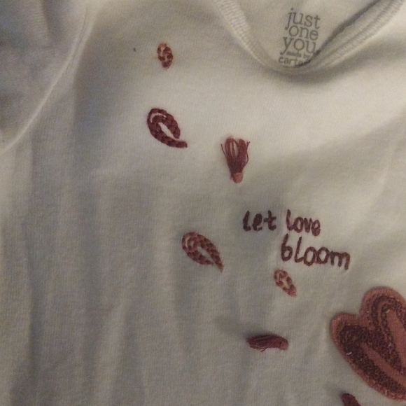 White Let It Bloom Floral Kids One Piece​ - Picture 4 of 8